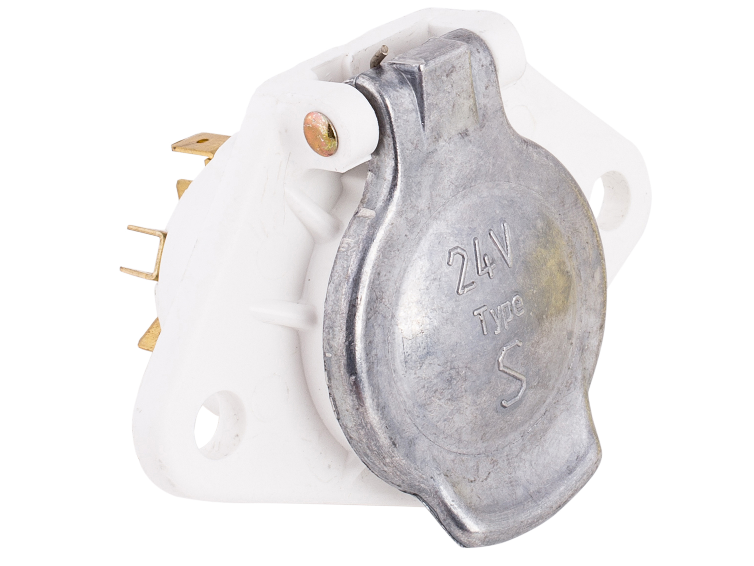 74400014-JAEGER-automotive-Steckdose-24V-7P-Z-Kunststoff-Flachsteckanschluss-5x-2fach-2x-3fach-Deckel-ALU-2 JAEGER automotive Steckdose 7-polig 24 Volt ISO 3731 Flachsteckanschluss zweifach dreifach geschlossen