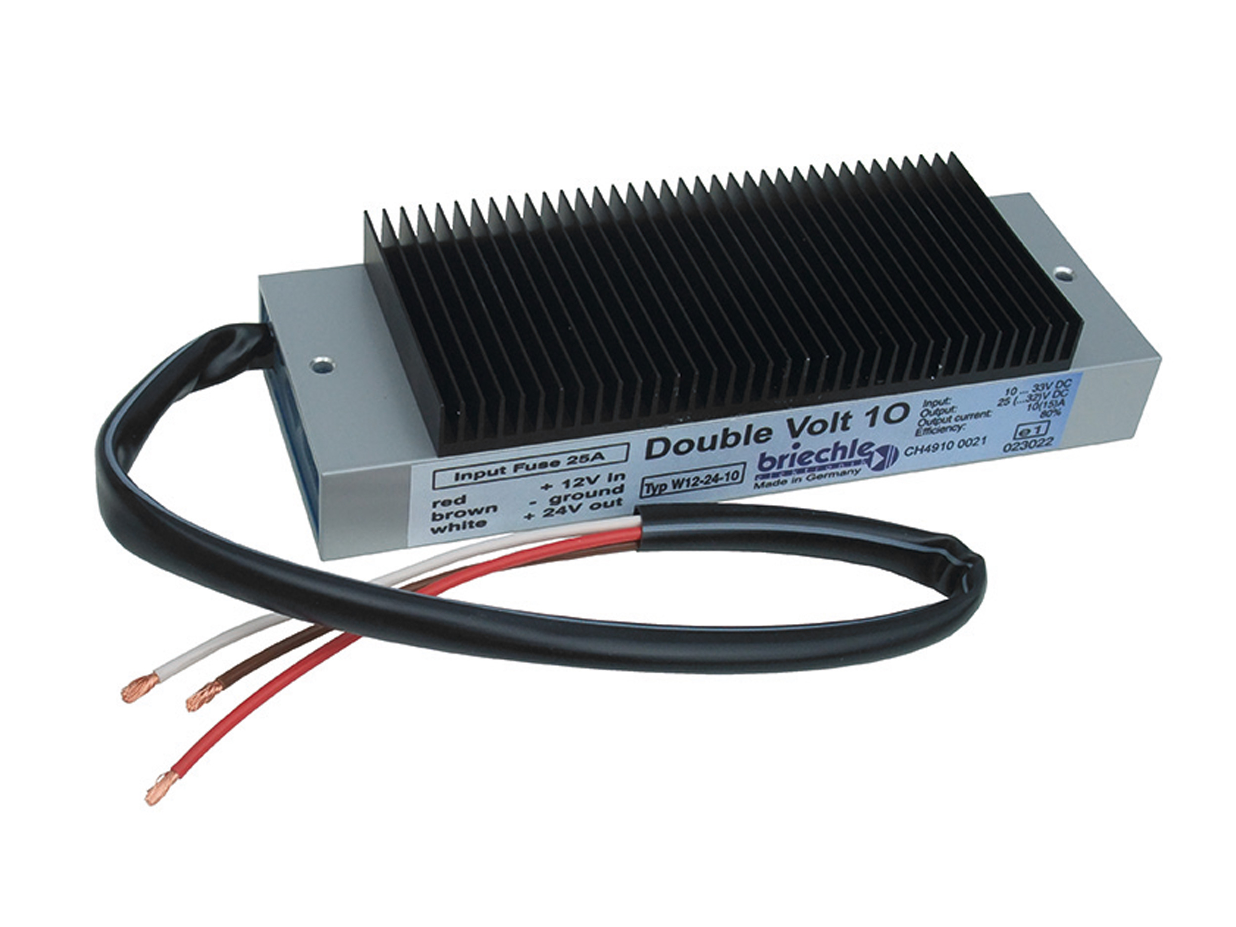 Briechle-11010-Double-Volt-10-12V-auf-24V-10-15-A-Spannungsverdoppler-f-r-Geraeteversorgung-W12-24-10 Briechle Double Volt 10 12V auf 24V 10(15)A Spannungsverdoppler für Geräteversorgung