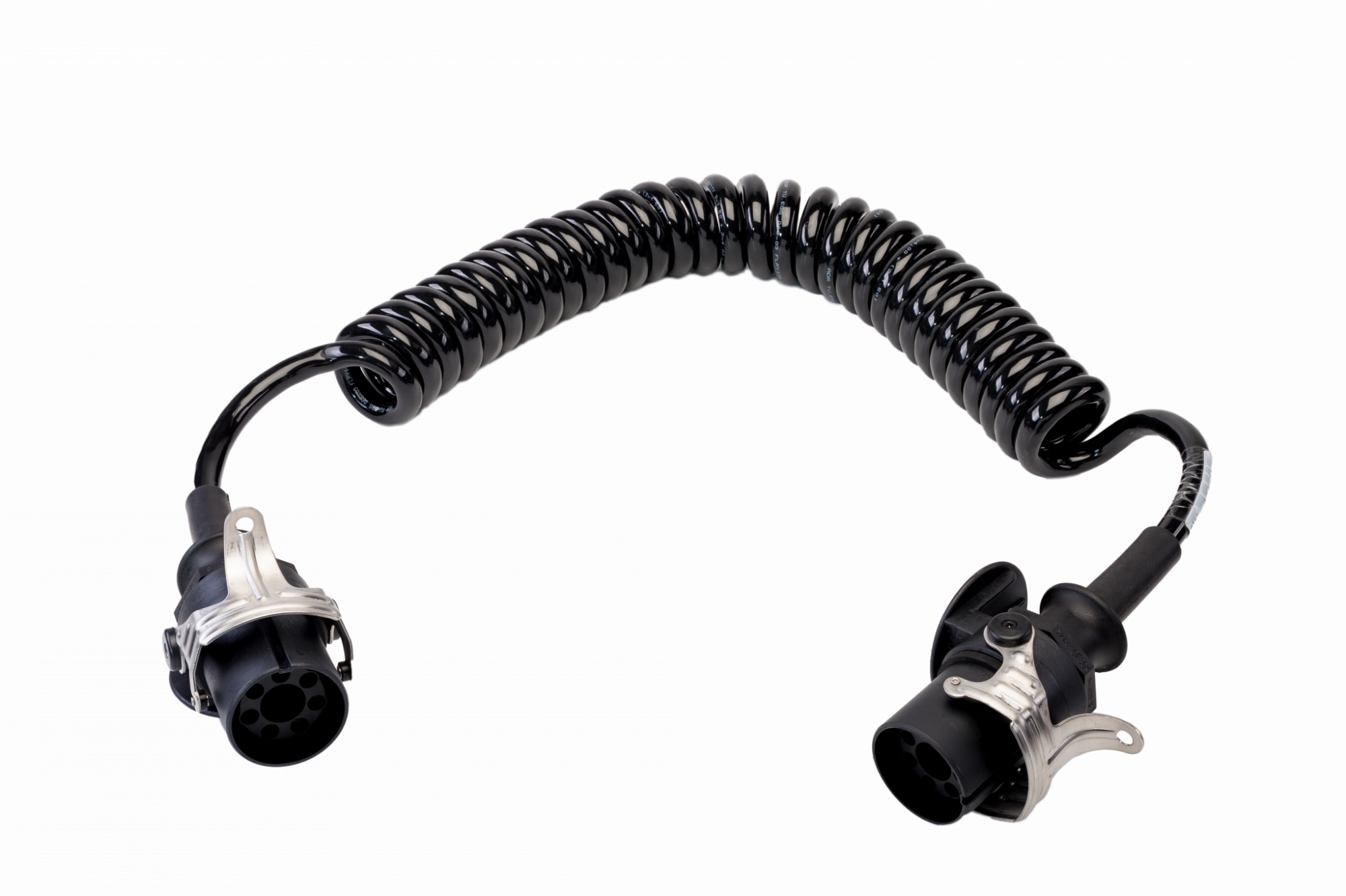 15400001-JAEGER-automotive-24-Volt-Spiralleitung Spiral cable 7-pole 24 volts, ABS / EBS compatible, assigned 7 times