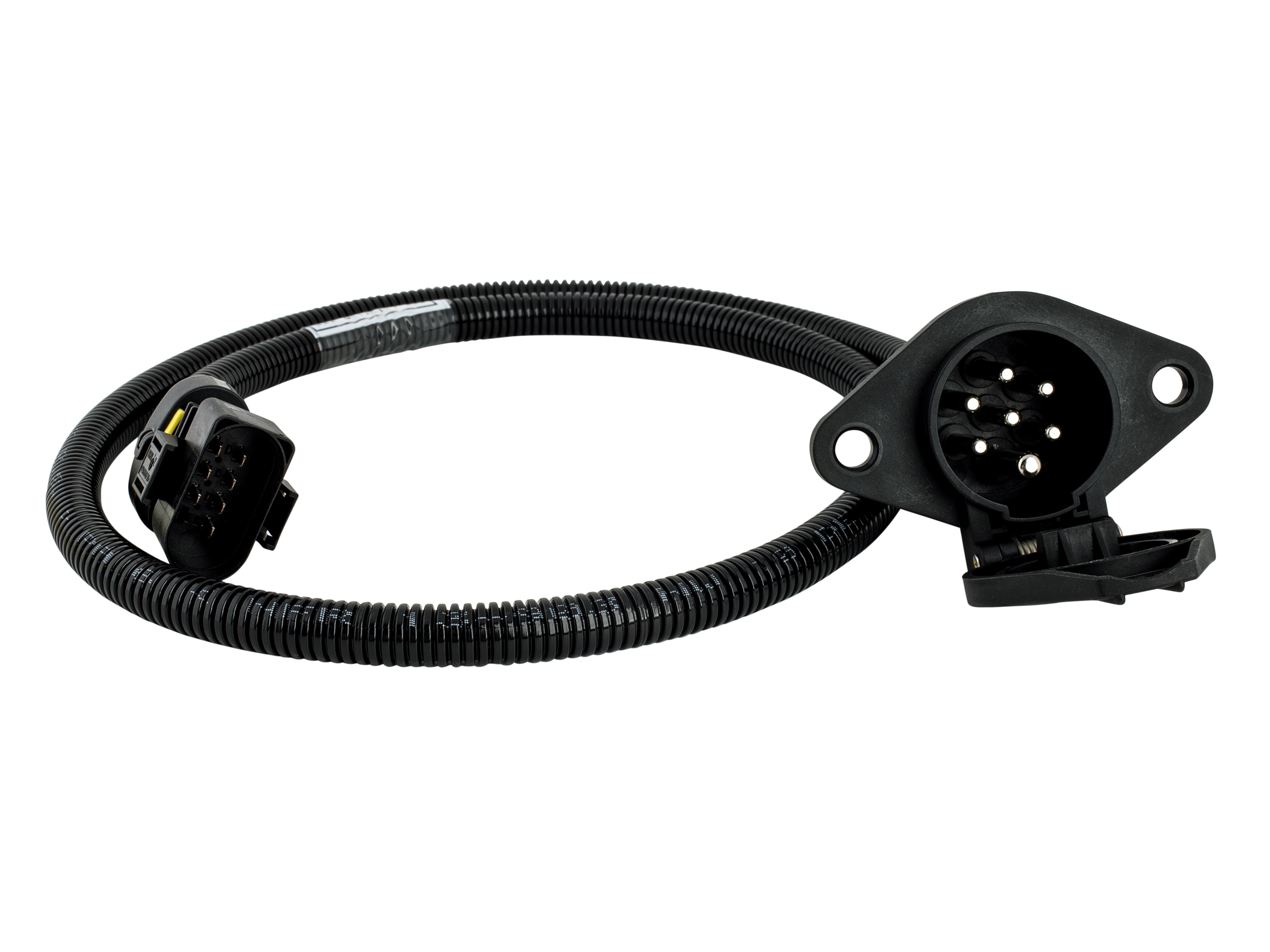 35400025-JAEGER-automotive-Steckdosenleitung-24V-7P-N-8Pol-vergossen-Stecker-gerade-L-nge-1-10m-MAN-81-25432-6153 Steckdosenleitung 7-polig 24 Volt, MAN TGA Stecker