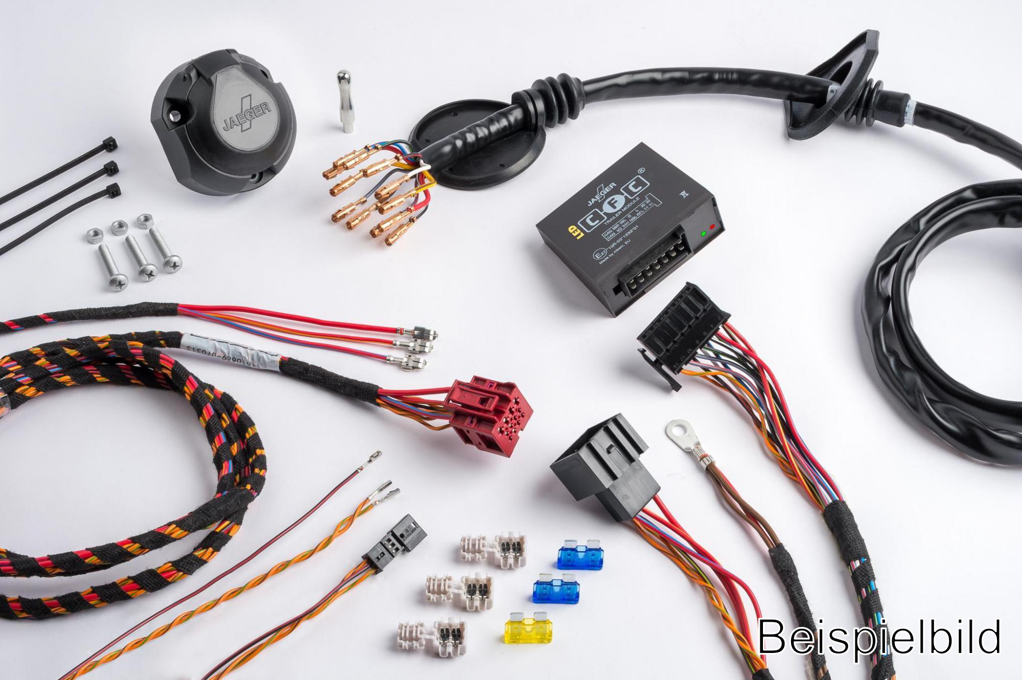 CFC-LED-Premium-Elektrosatz JAEGER automotive 21040528 fahrzeugspezifischer 13-poliger Elektrosatz