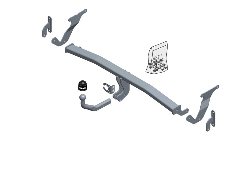 8Z500321_2 Anhängerkupplung starr für Opel Grandland X