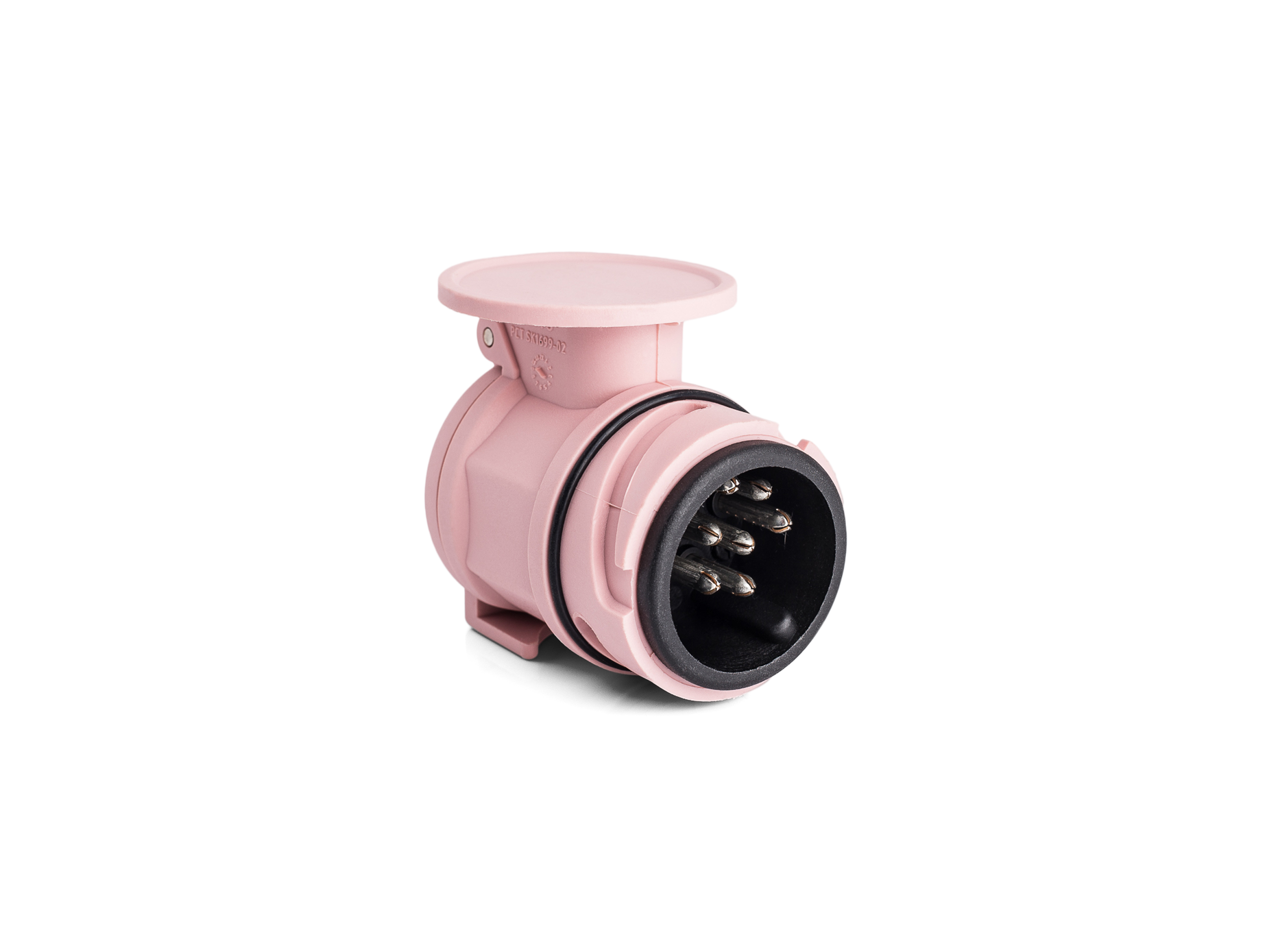 Miniadapter 13-polig auf 7-polig 12 Volt in Pink Miniadapter 13-polig auf 7-polig 12 Volt in Pink