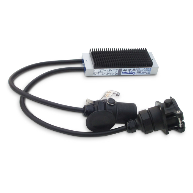 ABS12-24SC Briechle ABS 12-24SC Dual-Volt ABS ABS 12V…24V auf 24V mit Stecker und Dose