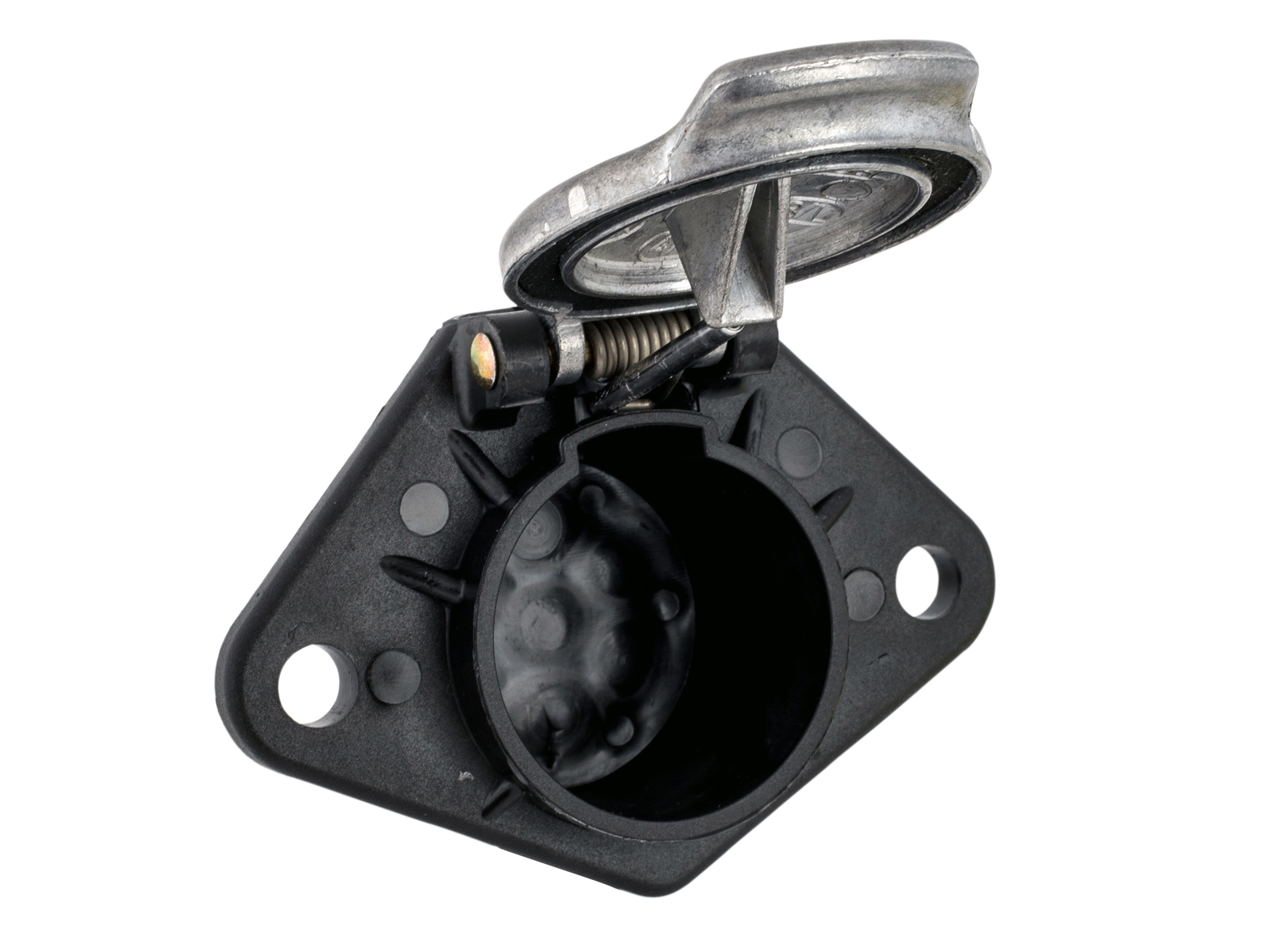 74400003-JAEGER-automotive-Parksteckdose-24-Volt-7-Pol-Kunststoff-Deckel-ALU-2 Parksteckdose 24 Volt