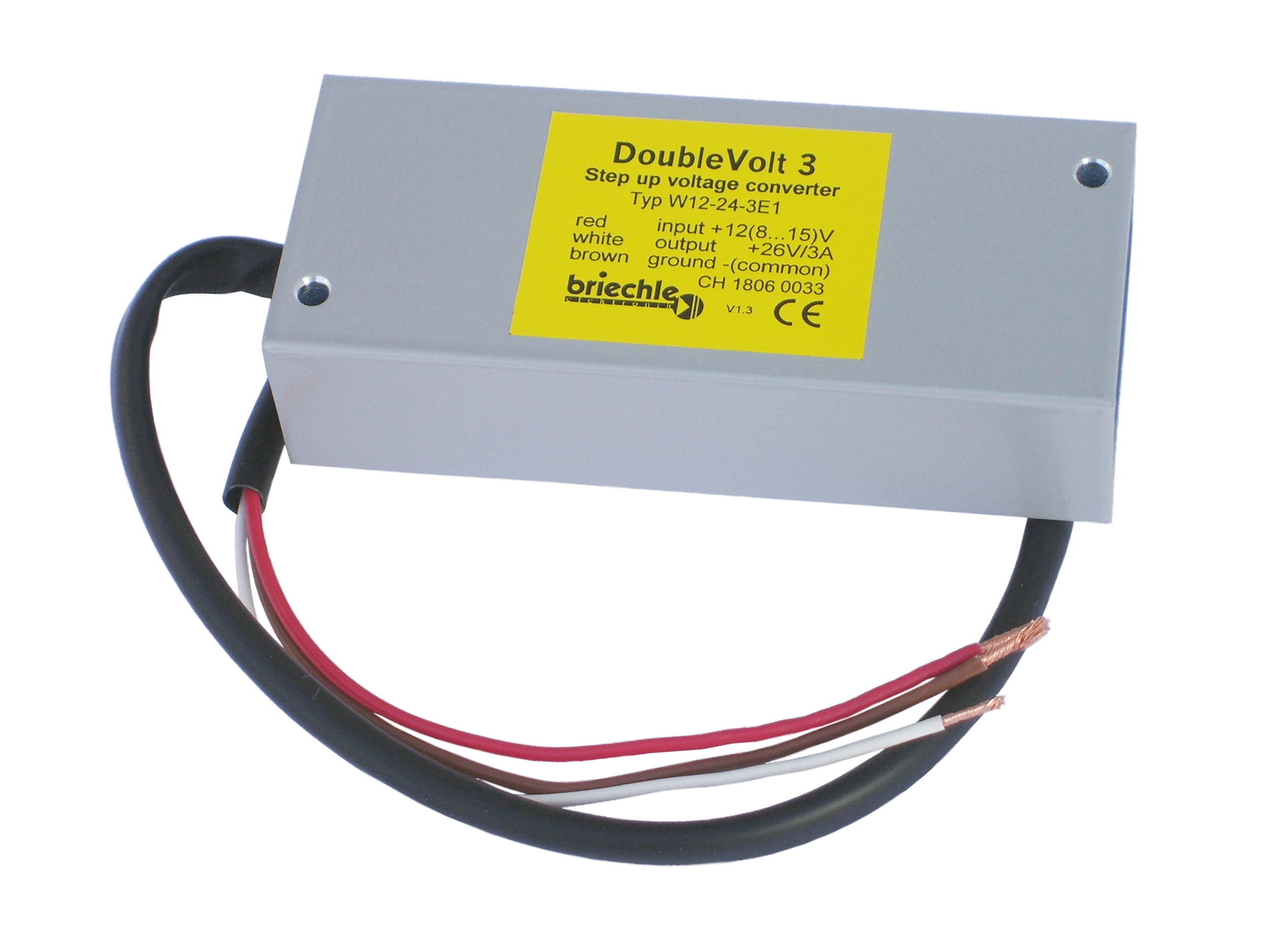Briechle-11027-DoubleVolt-3-12V-auf-24V-3A-Spannungsverdoppler-f-r-Geraeteversorgung-W12-24-3E1 Briechle DoubleVolt 3 12V auf 24V, 3A Spannungsverdoppler für Geräteversorgung