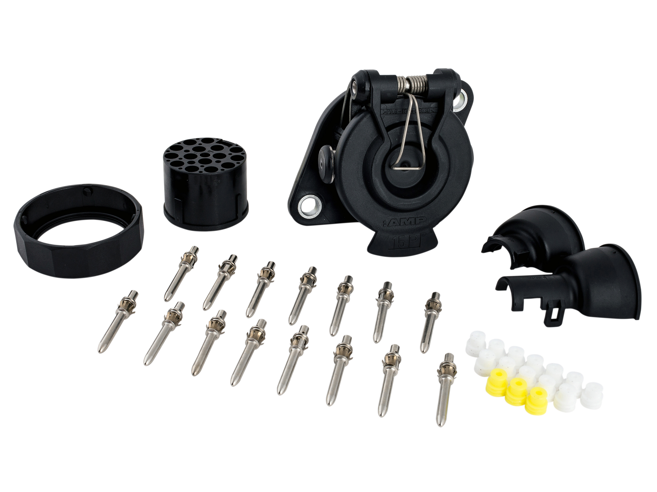 55400010-JAEGER-automotive-Steckdose-24V-15-Pol-C-NI-Leitung-Wellrohr-gerader-Abgang-2 Steckdose 15-polig 24 Volt