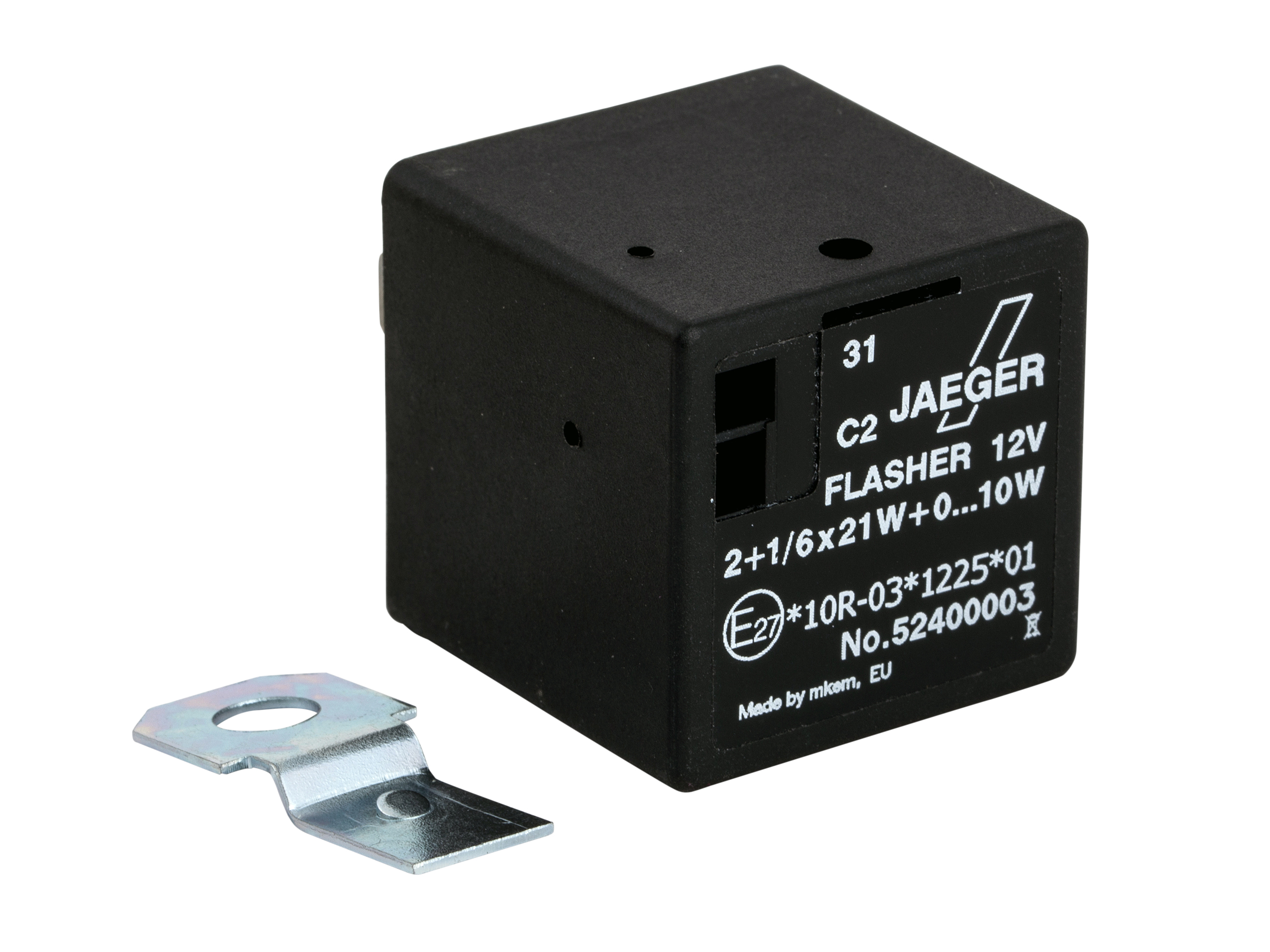 52400003 Flasher unit, French plug-in diagram with C2 connection